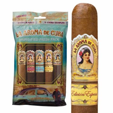 La Aroma de Cuba '92-95 Rated' Fresh Pack Sampler cigar sampler